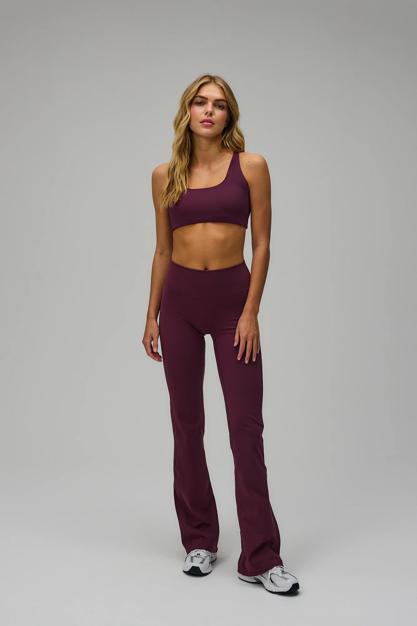 Flare Pants - Deep Plum