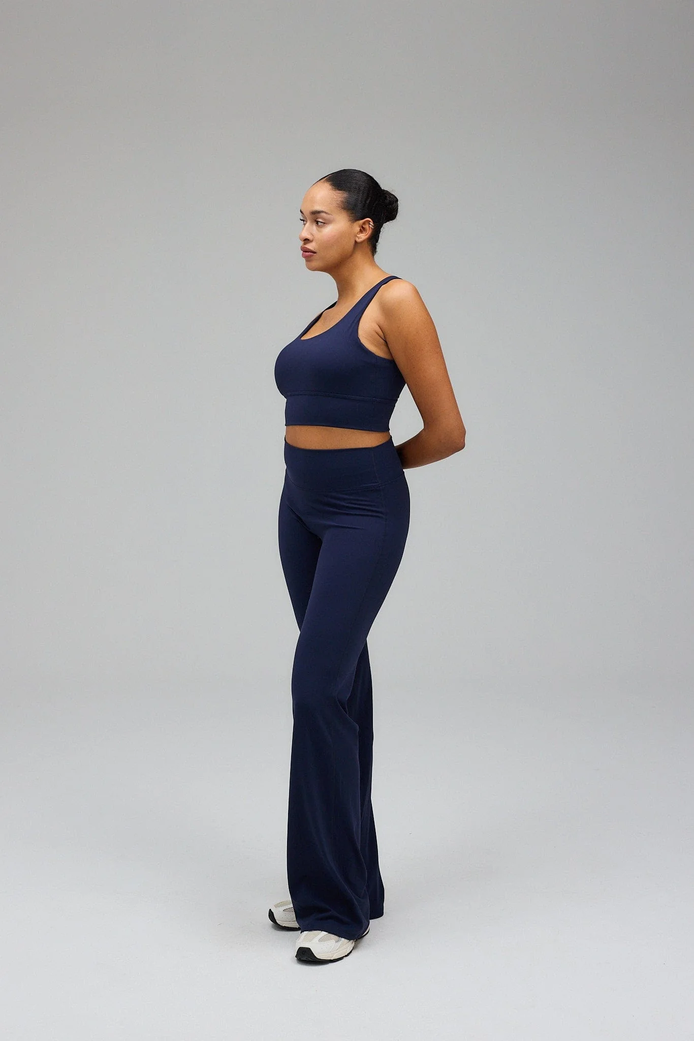 Flare Pants - Navy - Image 5