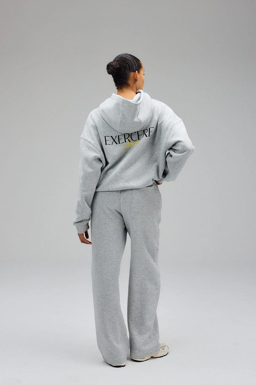 Hoodie - Grey Melange - Image 9