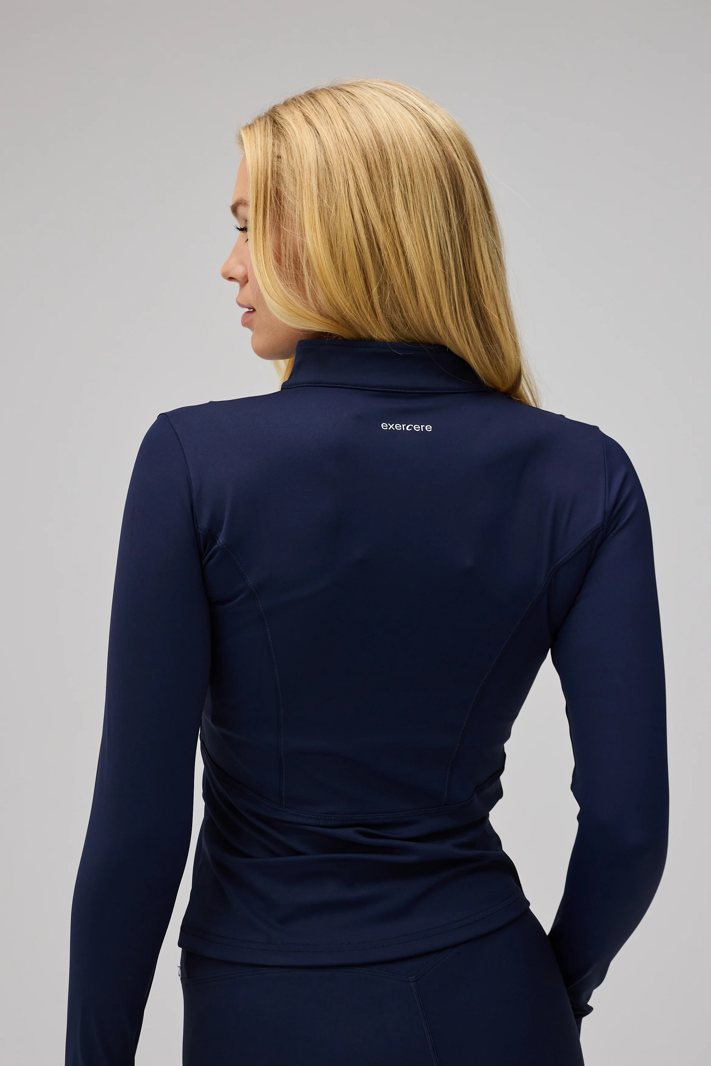 Hyper Zip Blouse - Navy - Image 2