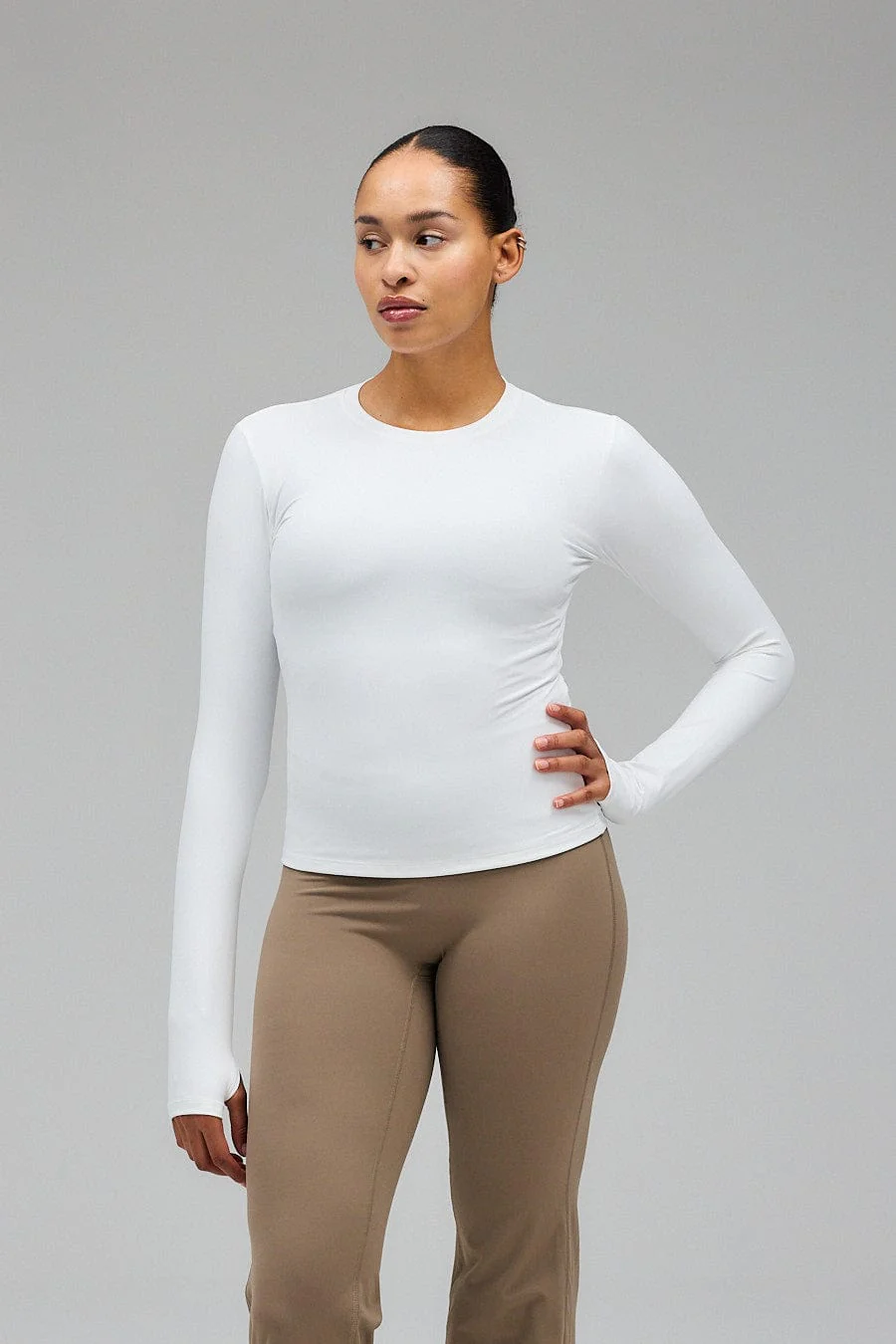 Neaty Long Sleeve - White