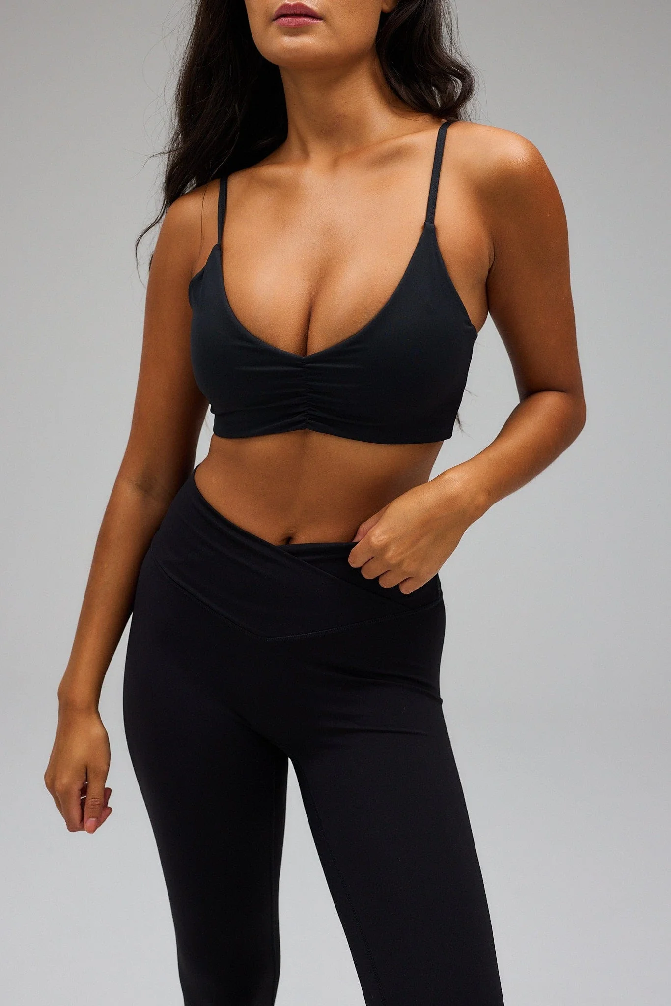 Scrunch Bra - Black - Image 3