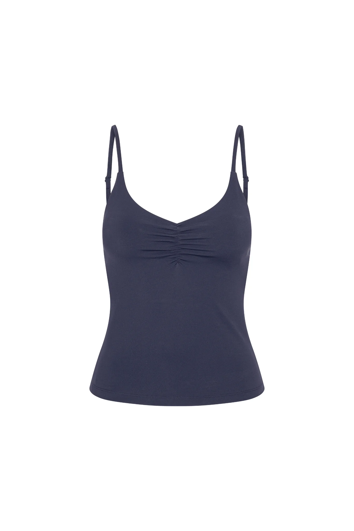 Scrunch Tank TopĀ - Navy - Image 5