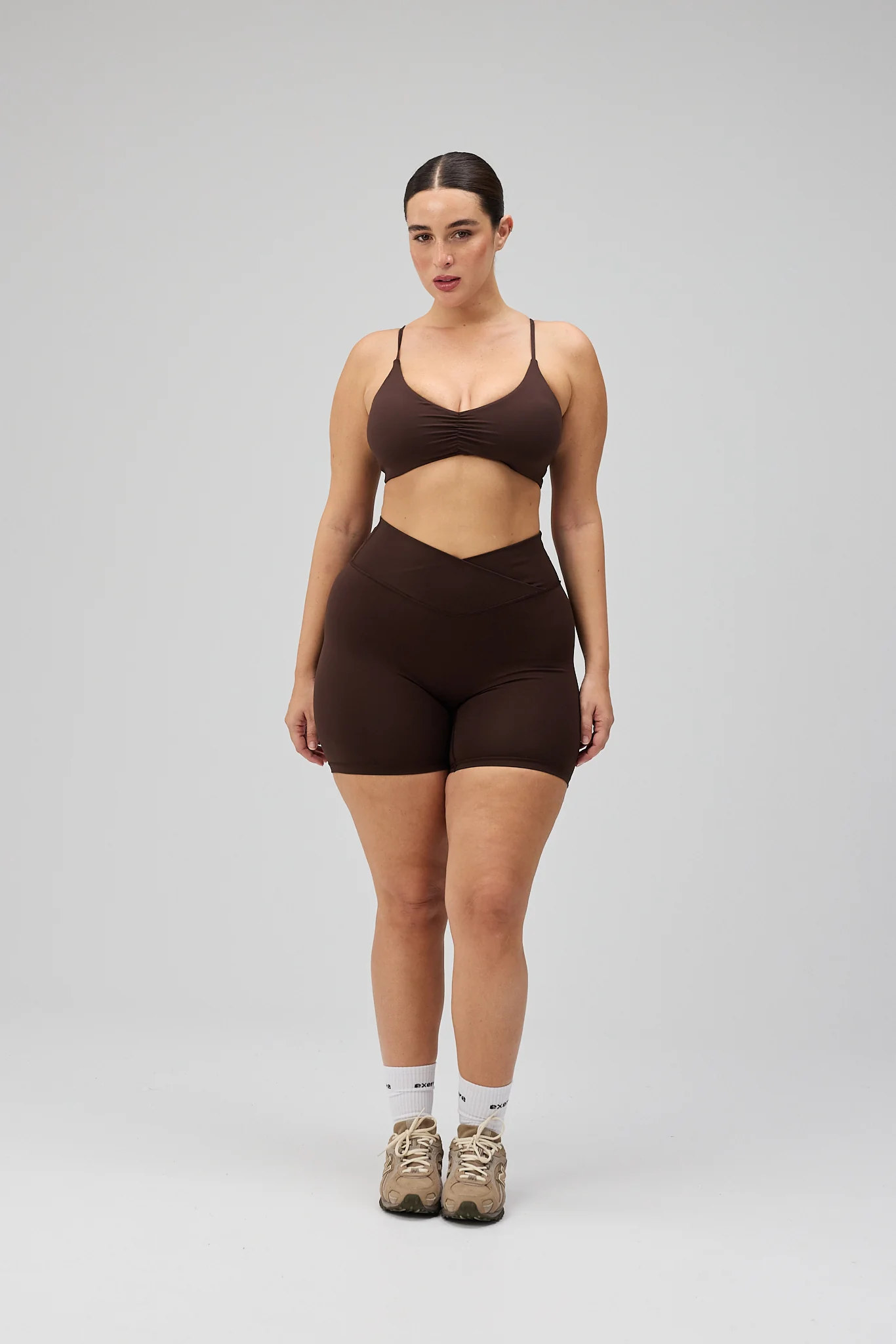 Wrap Shorts - Pecan Brown