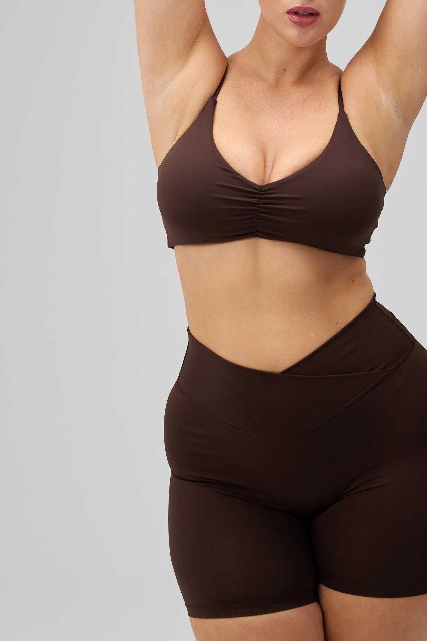 Wrap Shorts - Pecan Brown - Image 8